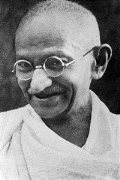 Porträt von Mahatma Gandhi